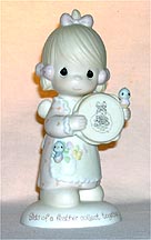 Enesco Precious Moments Figurine - Birds Of A Feather Collect Together