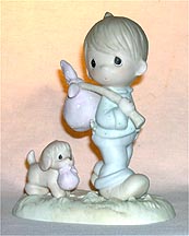 Enesco Precious Moments Figurine - You Can't Run Away From God