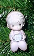 Enesco Precious Moments Ornament - Baby's First Christmas (Boy)