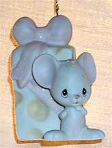 Enesco Precious Moments Ornament - Mouse With Cheese
