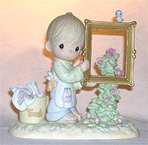 Enesco Precious Moments Figurine - To God Be The Glory