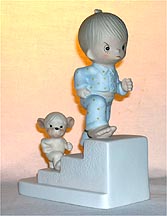 Enesco Precious Moments Figurine - Let Not The Sun Go Down Upon Your Wrath