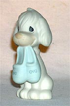 Enesco Precious Moments Figurine - Animal - Dog With Slippers