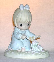 Enesco Precious Moments Figurine - God Bless You For Touching My Life