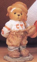 Enesco Cherished Teddies Figurine - Butch - Can I Be Your Football Hero?