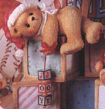Enesco Cherished Teddies Figurine - Jolene - Dropping You A Holiday Greeting