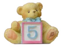 Enesco Cherished Teddies Figurine - Teddy And 5
