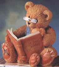 Enesco Cherished Teddies Figurine - Teddy And Roosevelt - The Book Of Teddies - 1903-1993
