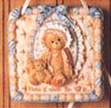 Enesco Cherished Teddies Plaque - Wall Hanging - Home Is Where The Heart Is