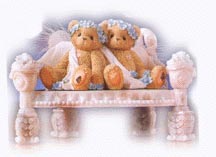 Enesco Cherished Teddies Figurine - Chantel And Fawn - We're Kindred Spirits