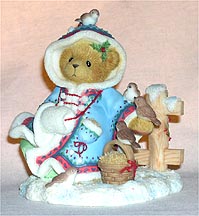 Enesco Cherished Teddies Figurine - Irmgard - Your Smile Can Melt Any Heart