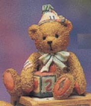 Enesco Cherished Teddies Figurine - Age 2 - Two Sweet Two Bear