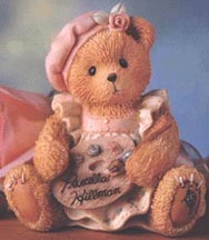 Enesco Cherished Teddies Figurine - Priscilla Ann - There's No One Like Hue