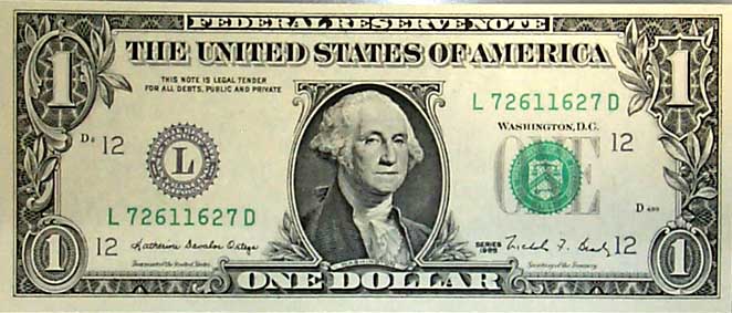 United States Fancy Number Currency - Radar Note