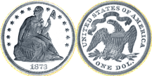 Seated Liberty Dollars