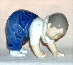 Royal Copenhagen Figurine - Crawling Child