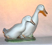 Royal Copenhagen Figurine - Drake And Duck