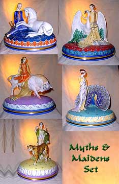 Royal Doulton Figurine Set - Myths And Maidens Set