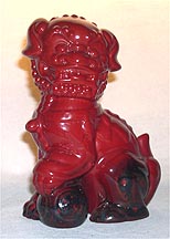 Royal Doulton Animal Figurine - Dog Of Fo - flambe'