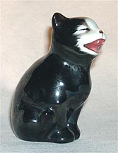 Royal Doulton Animal Figurine - 'Lucky' Black Cat