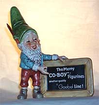 Co-boy Plaque Co-boy's Figurine