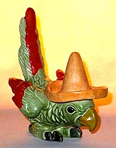 Parrot (Mexico) Animal Figurine