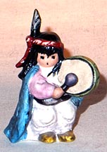 Pima Drummer Boy- Mini Degrazia Figurine