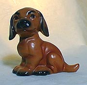 Brown Puppy Animal Figurine