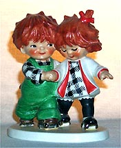 Dating And Skating Charlot Byj 'redheads' Figurine