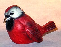 Bird - Red Bird Figurine