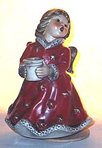 Musical Angel Candle Holder Religious Figurine