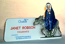 Flight Into Egypt Plaque Janet Robson Figurine