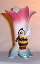Vase - Bee Playing Trumpet Animal Figurine