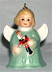 2003 Angel With Nutcracker - Green Angel Bell