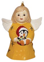 2017 Angel With Penguin - Sunflower Angel Bell
