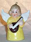 1977 Angel With Mandolin - Yellow Angel Bell