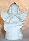 1982 Angel With French Horn - White Angel Bell