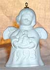 1993 Angel With Rocking Horse - White Angel Bell