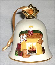 2013 Fireplace Annual Christmas Bell Ornament