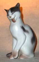 Bing & Grondahl Figurine - Cat, Spotted
