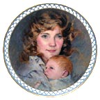 Ingrid And Lise collector plate by Addie Heesen Cooper