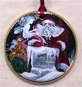 Bing & Grondahl Santa Claus Ornament - 1992 Santa's Arrival