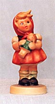 Goebel M I Hummel Figurine - Girl With Doll