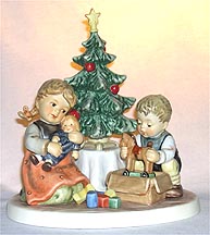 Goebel M I Hummel Figurine - Christmas Morning