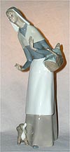 Lladro Figurine - Girl With Basket