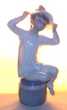 Lladro Figurine - Girl With Bonnett
