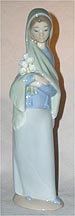 Lladro Figurine - Girl with Calla Lilies
