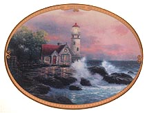 Hope's Cottage collector plate by Thomas Kinkade