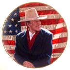 John Wayne, Cowboy Legend collector plate by Robert Tanenbaum