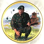 John Wayne, Legendary Green Beret collector plate by Robert Tanenbaum